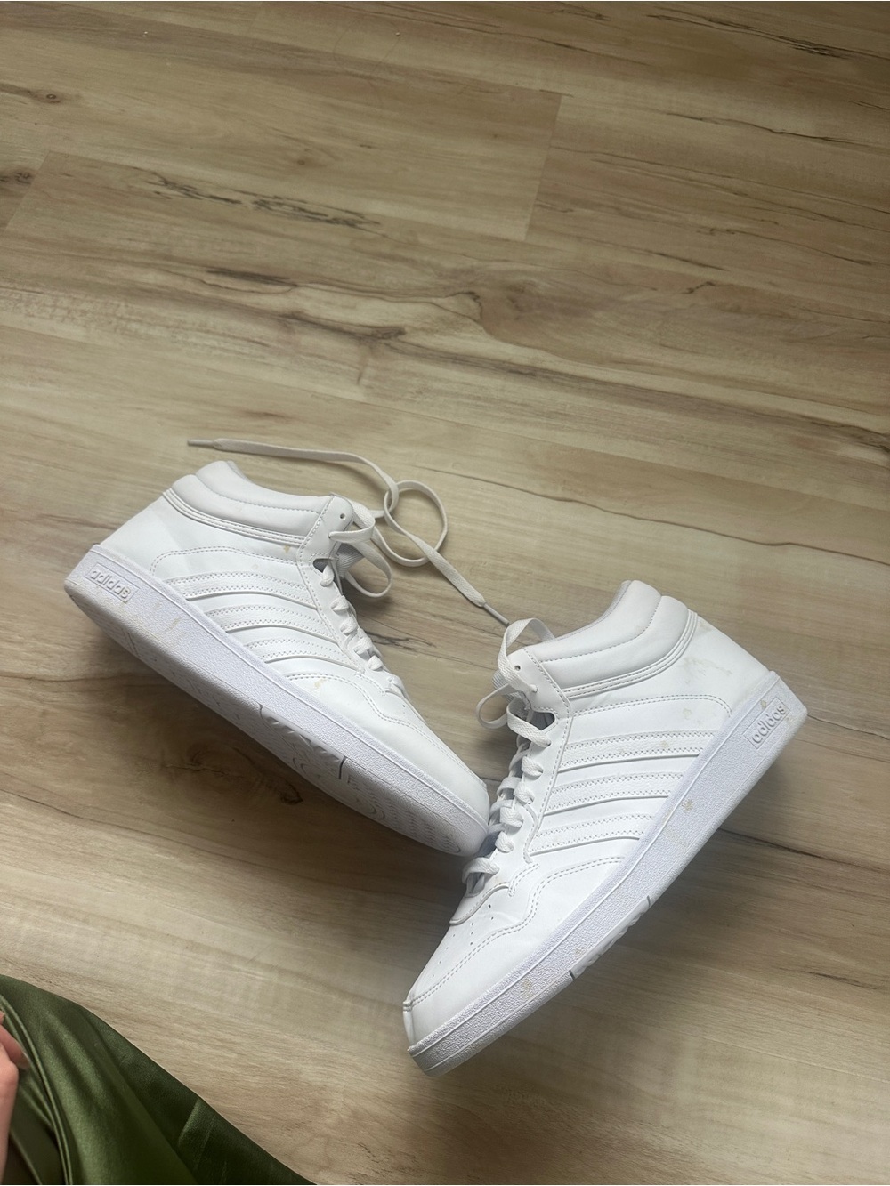 White High-Top Women’s Adidas Sneakers